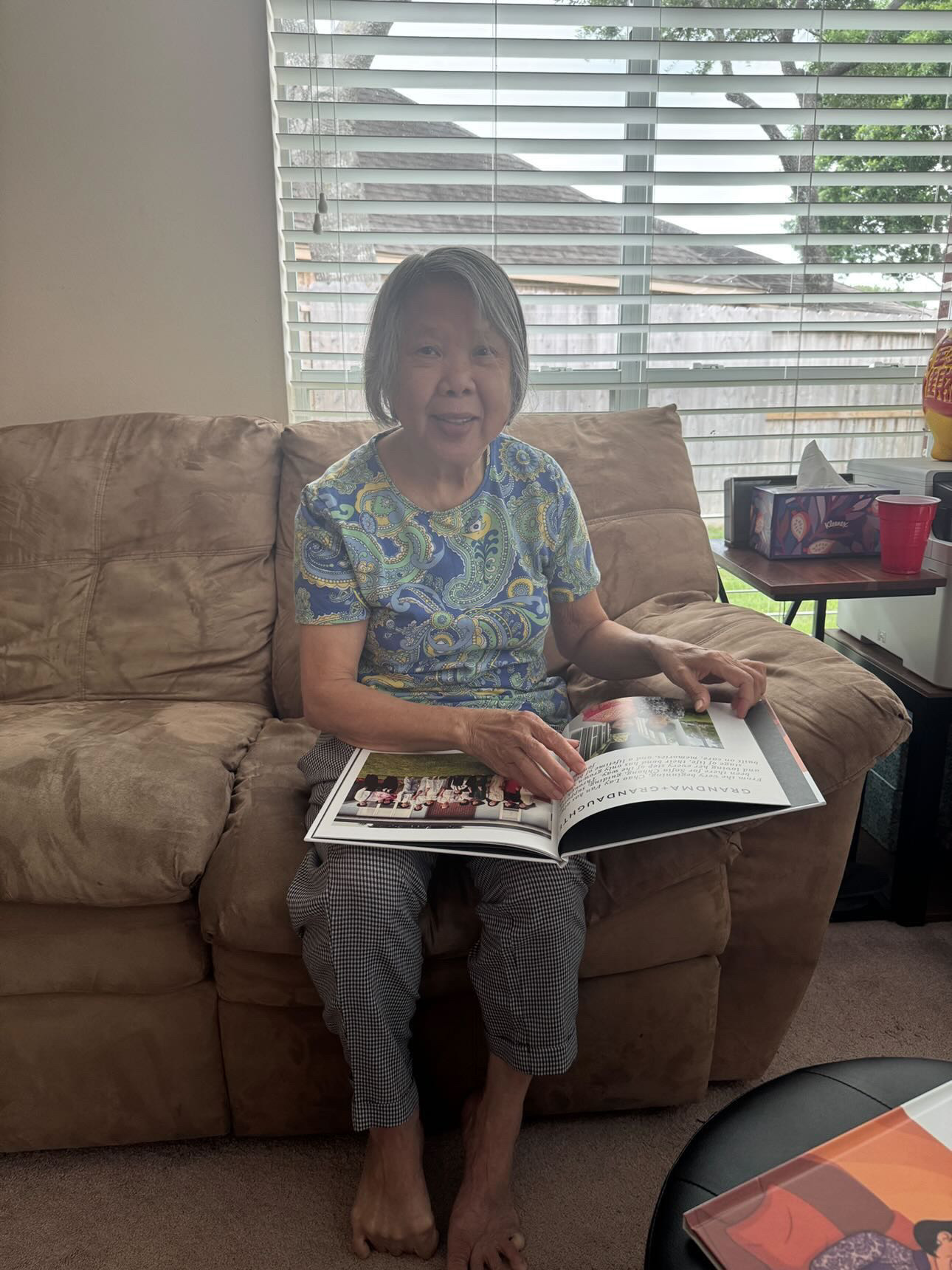 Memory book pages highlighting family moments